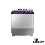 Samsung 7 Kg Semi-Automatic Washing Machine (Violet Lid, WT70M3200HL) Front View