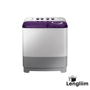 Samsung 7 Kg Semi-Automatic Washing Machine (Violet Lid, WT70M3200HL) Front View