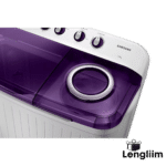 Samsung 7 Kg Semi-Automatic Washing Machine (Violet Lid, WT70M3200HL) Control Knob View 3