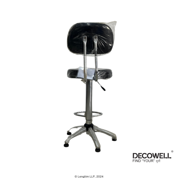 Decowell DC 136 High Revolving Stool Back View