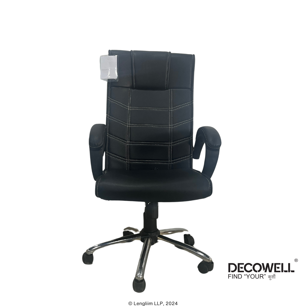 Decowell DC 217 High Back Revolving Office Chair Front View