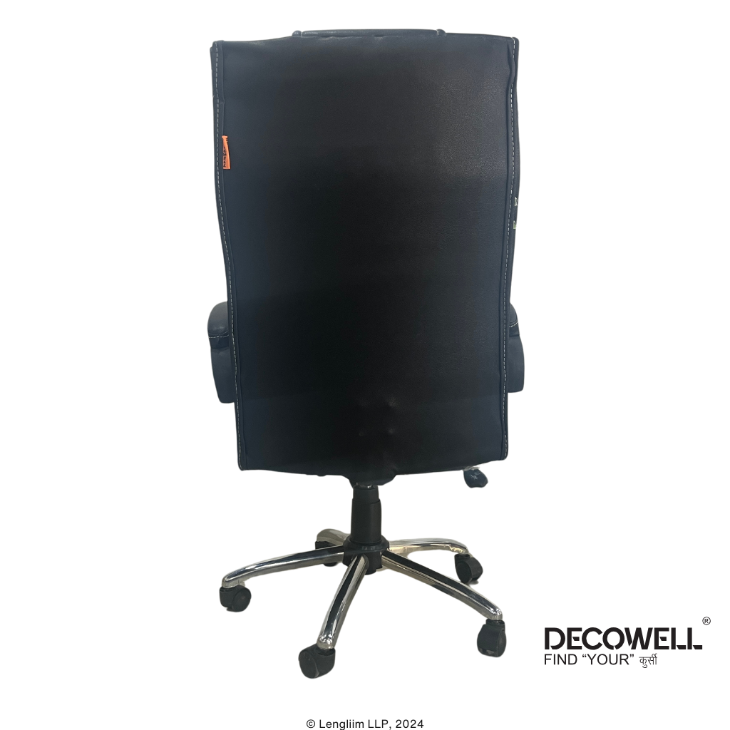 Decowell DC 217 High Back Revolving Office Chair Back View