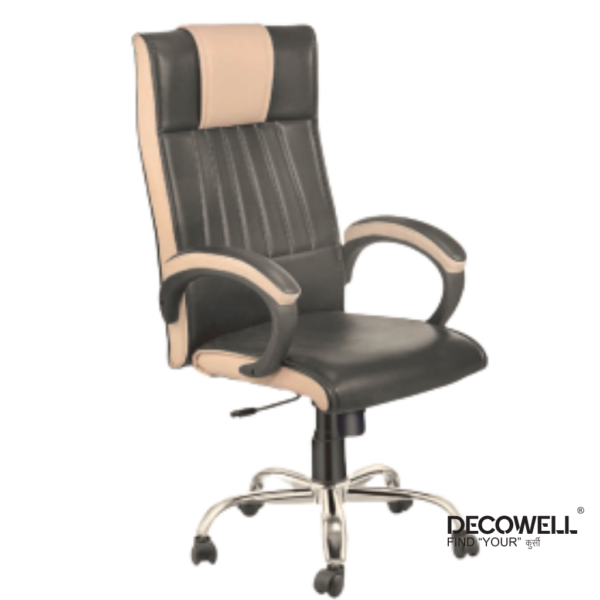 Decowell DC 218 High Back Revolving Office Chair Front Angle View