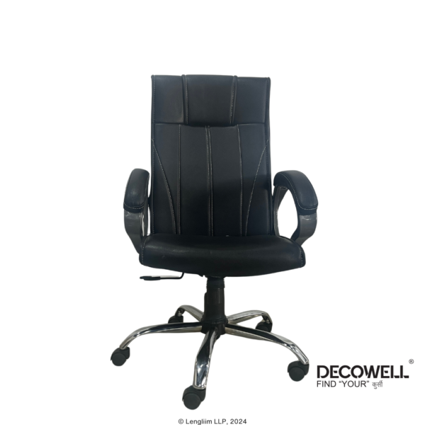 Decowell DC 219 High Back Revolving Office Chair Front View Low
