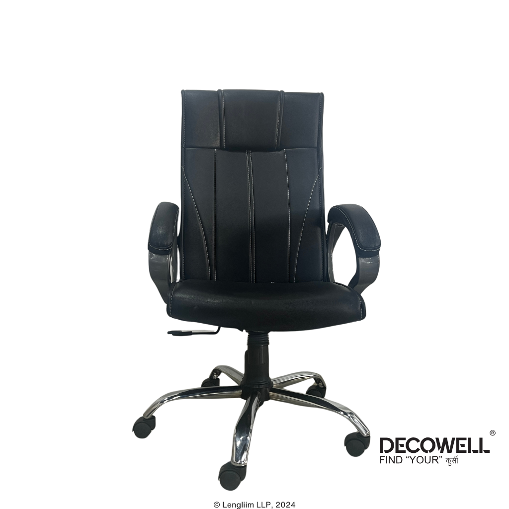 Decowell DC 219 High Back Revolving Office Chair Front View Low