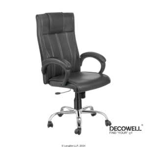 Decowell DC 219 High Back Revolving Office Chair Front Angle View