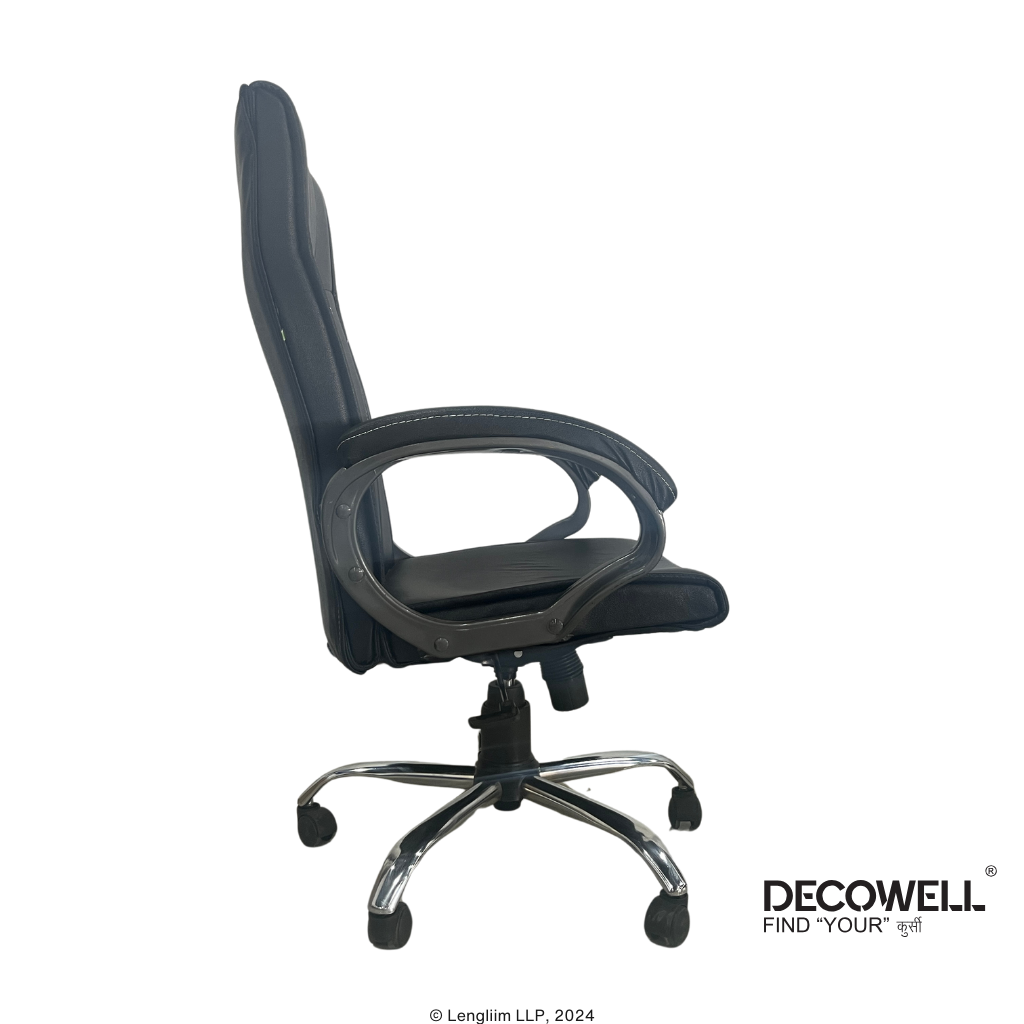 Decowell DC 219 High Back Revolving Office Chair Right View