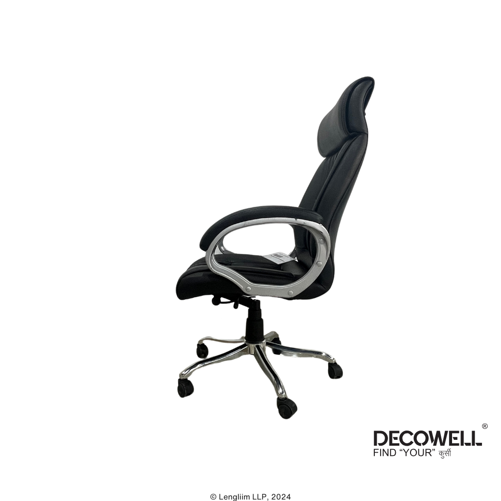 Decowell DC 220A High Back Executive Office Chair Left View