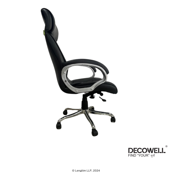 Decowell DC 220A High Back Executive Office Chair Right View Low