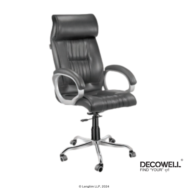 Decowell DC 220A High Back Executive Office Chair Front Angle View