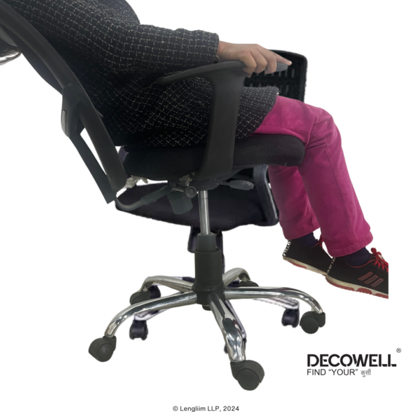 Decowell DC 62 Medium Back Mesh Office Chair Back Rest Adjustable After