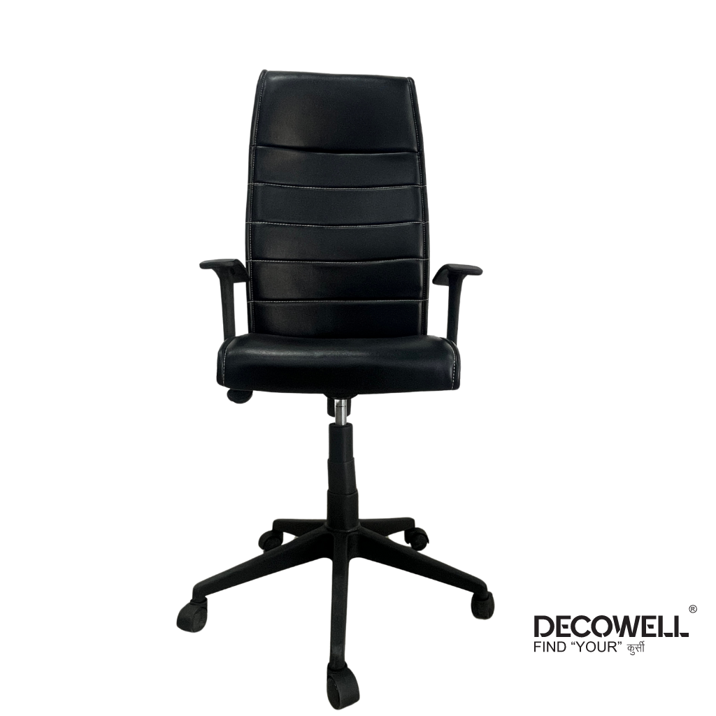Decowell DC 75N High Back Office Chair Front View Height High