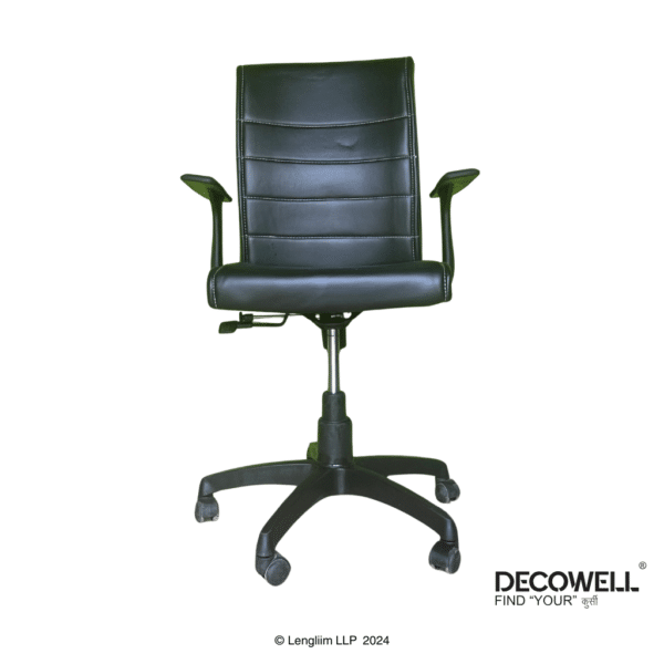 Decowell DC 81N Medium Back Office Chair Front View High