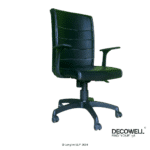 Decowell DC 81N Medium Back Office Chair Front Angle View