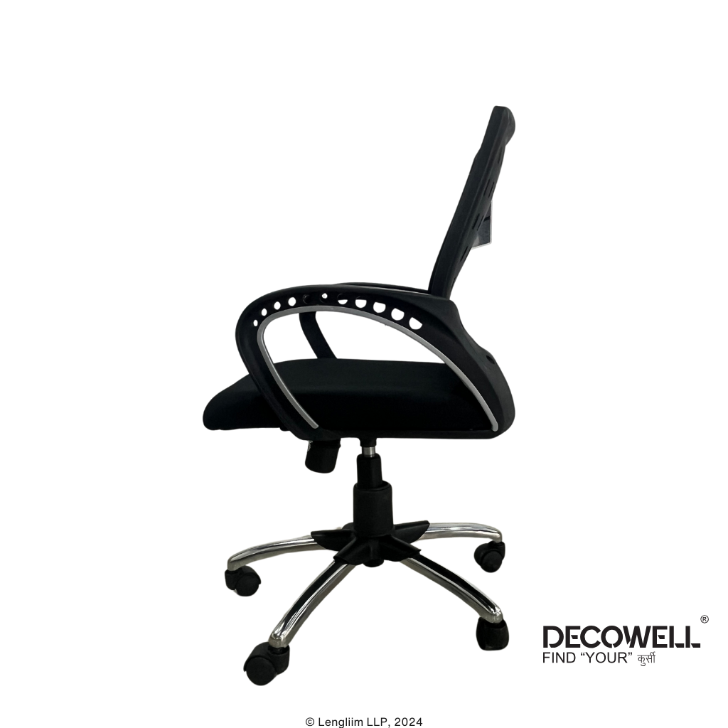 Dolphin DF 92 Mesh Office Chair Left View