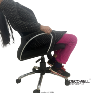 Dolphin DF 92 Mesh Office Chair Height Adjust After