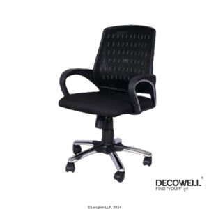 Dolphin DF 92 Mesh Office Chair Front Angle View