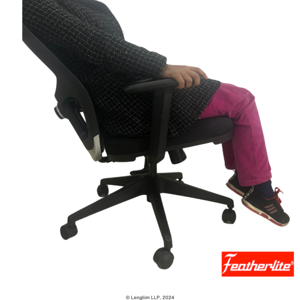 Featherlite Astro High Back Mesh Office Chair Back Rest Adjustable After