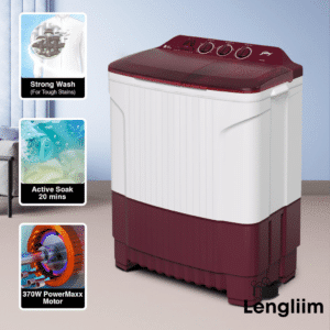 Godrej Edge Classic 8 Kg Semi Automatic Washing Machine (Red, WS EDGE CLS 80 5.0 SN2 M WNRD) Side View Features