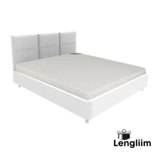 Godrej Interio Queen Size Mattress Sleepcot 78x60x4 Angle View on Bed