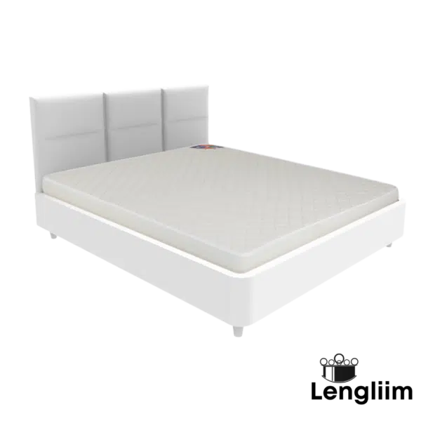 Godrej Interio Queen Size Mattress Sleepcot 78x60x4 Angle View on Bed