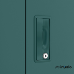 Godrej Interio Slimline 2 Door Almirah (2 Shelves, Textured Sea Pine) Door Handle