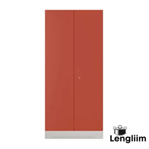 Godrej Interio Slimline 2 Door Almirah (2 Shelves, Textured Terracotta) Front View