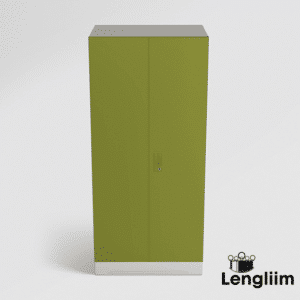 Godrej Interio Slimline 2 Door Almirah (4 Shelves, Textured Leaf Green) Top View