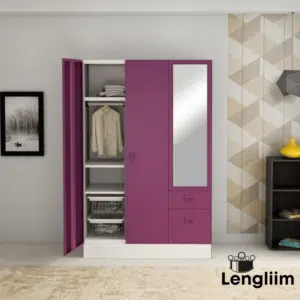 Godrej Interio Slimline Blend (Textured Soft Purple) Front View
