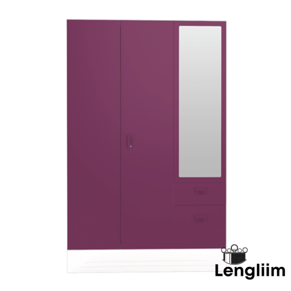 Godrej Interio Slimline Blend (Textured Soft Purple) Front View Clear