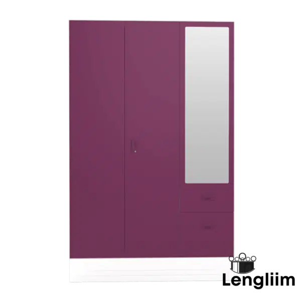 Godrej Interio Slimline Blend (Textured Soft Purple) Front View Clear