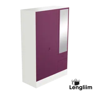 Godrej Interio Slimline Blend (Textured Soft Purple) Front Angle View
