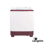 Haier 7 Kg Semi Automatic Washing Machine (Red, HTW701187BTN) Front View
