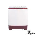 Haier 7 Kg Semi Automatic Washing Machine (Red, HTW701187BTN) Front View