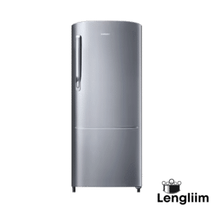 Samsung 183 Liters 2 Star Single Door Fridge (Inox, RR20C2712S8) Front Image