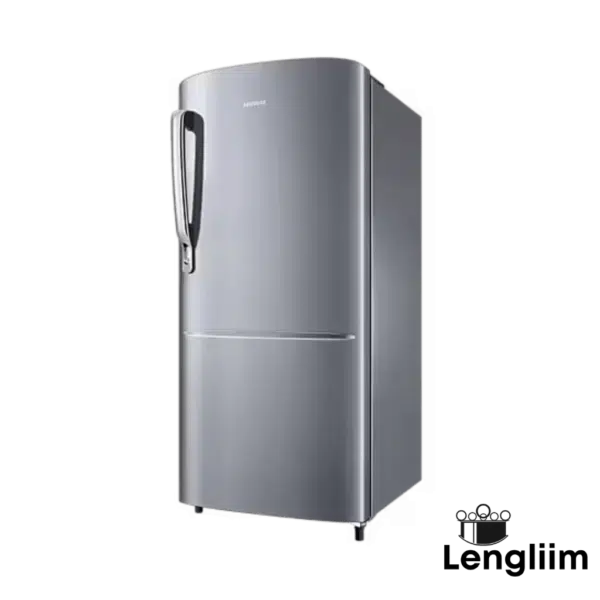 Samsung 183 Liters 2 Star Single Door Fridge (Inox, RR20C2712S8) Front Angle Image