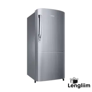 Samsung 183 Liters 2 Star Single Door Fridge (Inox, RR20C2712S8) Front Left Angle Image