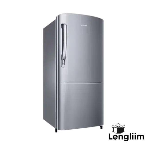 Samsung 183 Liters 2 Star Single Door Fridge (Inox, RR20C2712S8) Front Left Angle Image