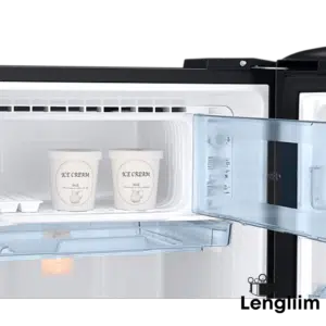 Samsung 183L 3 Star Single Door Fridge (Base Stand, Camellia Black, RR20C2823CB) Ice Box