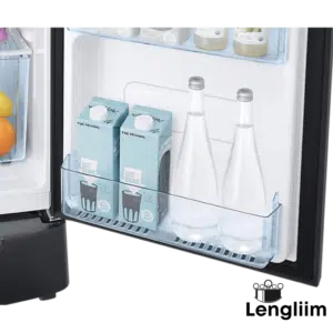 Samsung 183L 3 Star Single Door Fridge (Base Stand, Camellia Black, RR20C2823CB) Bottom Door Rack