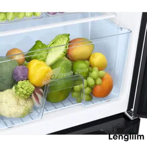 Samsung 183L 3 Star Single Door Fridge (Base Stand, Camellia Black, RR20C2823CB) Vegetable Box