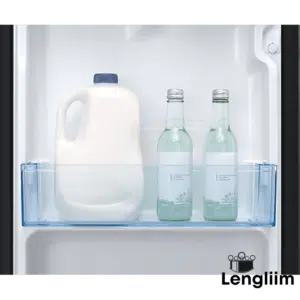 Samsung 183L 3 Star Single Door Fridge (Base Stand, Camellia Black, RR20C2823CB) Door Rack