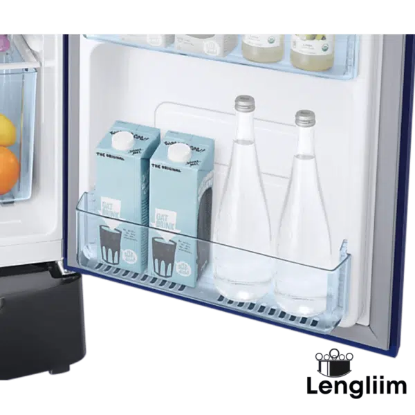 Samsung 183 Liters 3 Star Single Door Fridge (Base Stand, Urban Tropical Blue, RR20C2823VB) Bottom Door Rack