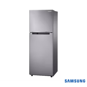 Samsung 236 Liters 2 Star Double Door Fridge (Elegant Inox, RT28C3042S8) Front Angle View 1