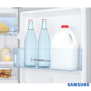 Samsung 236 Liters 2 Star Double Door Fridge (Elegant Inox, RT28C3042S8) Tall Bottle Guard