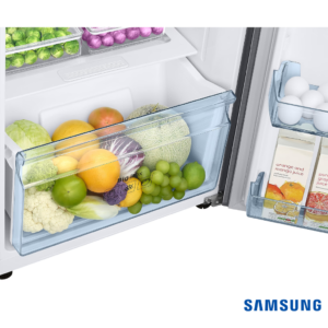 Samsung 236 Liters 2 Star Double Door Fridge (Elegant Inox, RT28C3042S8) Vegetable Box View