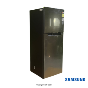 Samsung 236 Liters 2 Star Double Door Frdige (Elegant Inox, RT28C3042S8) Real Front Angle View