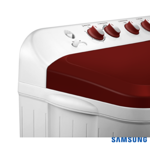 Samsung 7 Kg Semi-Automatic Washing Machine (Wine Red Lid, WT70M3000HP) Wash Lid View