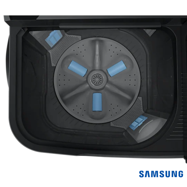 Samsung 7.5 Kg Semi-Automatic Washing Machine (Dark Gray, WT75B3200GD) Wash Tub View