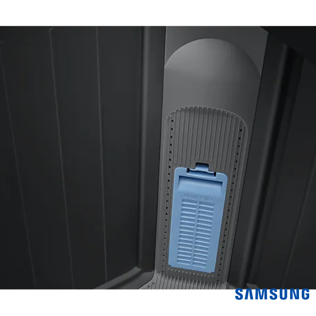 Samsung 7.5 Kg Semi-Automatic Washing Machine (Dark Gray, WT75B3200GD) Control Panel View